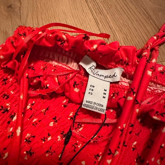 Red summer dress - Picture 2 of 2